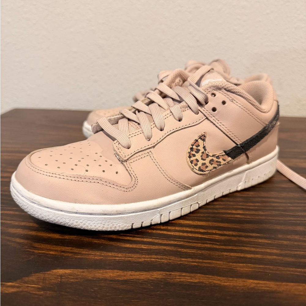 Nike Women's Sneakers in Pink and Leopard Print